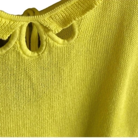 MOTH Anthropologie Lime Tee Sweater Size M - Picture 2 of 13